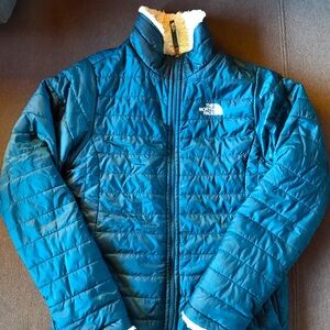 The North Face Teal Puffer Jacket